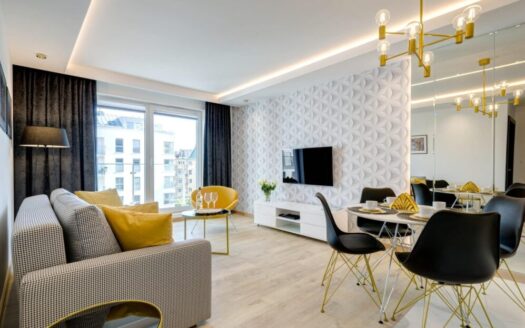 Nowoczesny Apartament 42 m² nad  Mariną Jachtową, ul. Św. Barbary 12, Gdańsk