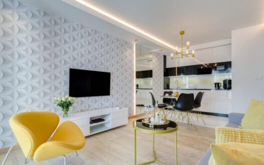 Nowoczesny Apartament 42 m² nad  Mariną Jachtową, ul. Św. Barbary 12, Gdańsk