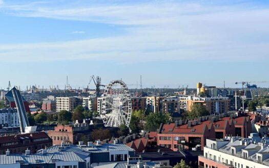 Stylowe studio 30 m² z ogródkiem  Szafarnia, Gdańsk Śródmieście