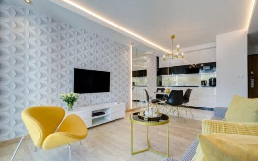 Nowoczesny Apartament 42 m² nad Mariną Jachtową, ul. Św. Barbary 12, Gdańsk