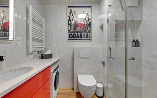 Apartament studio nad Mariną Jachtową, ul. Św. Barbary 12, Gdańsk Śródmieście