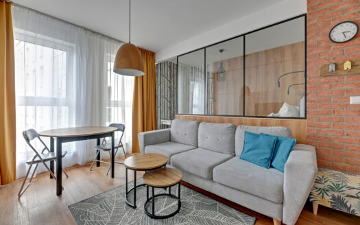 Apartament studio nad Mariną Jachtową, ul. Św. Barbary 12, Gdańsk Śródmieście