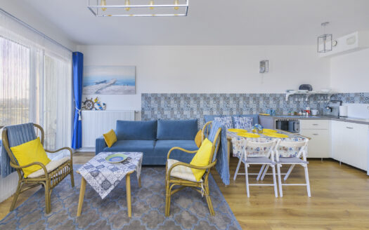 Apartament z widokiem na morze, 800 m od plaży, os. Baltica Towers, Gdańsk Brzeźno