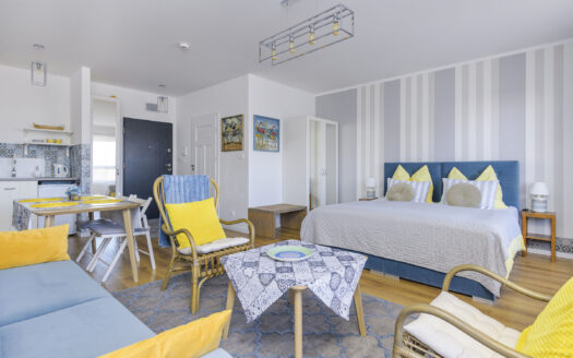 Apartament z widokiem na morze, 800 m od plaży, os. Baltica Towers, Gdańsk Brzeźno